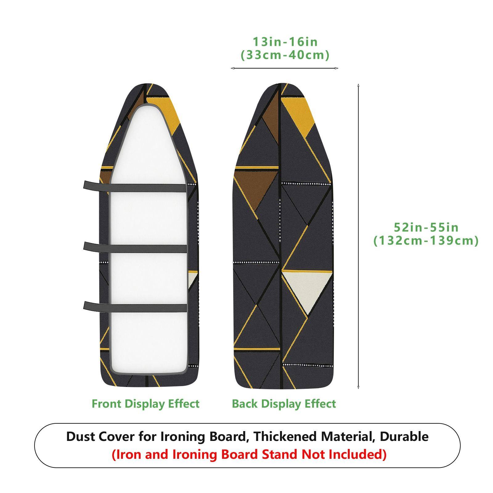 1-Piece Geometric Abstract Modern  Ironing Board Cover, Universal Size, Without Board