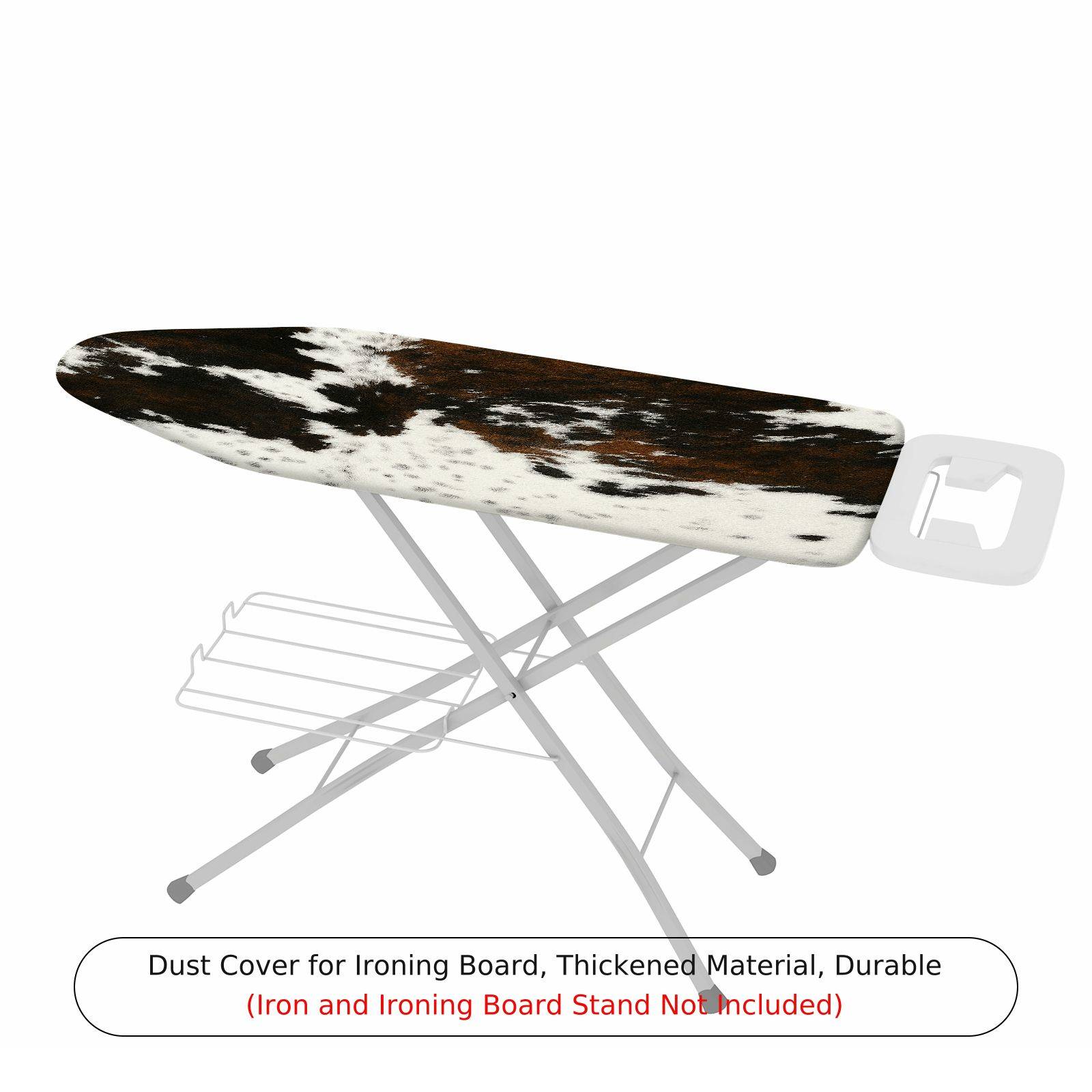 1-Piece Animal Print Black White Brown  Ironing Board Cover, Universal Size, Without Board