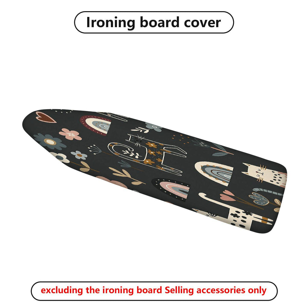 1-Piece Floral Animal Geometric  Ironing Board Cover, Universal Size, Without Board