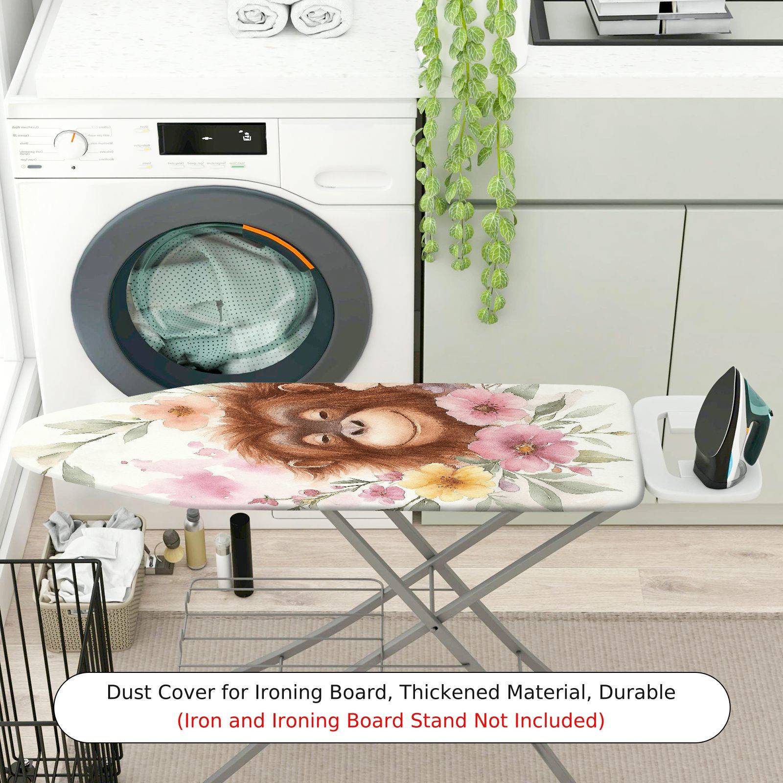 1-Piece Animal Floral  Ironing Board Cover, Universal Size, Without Board