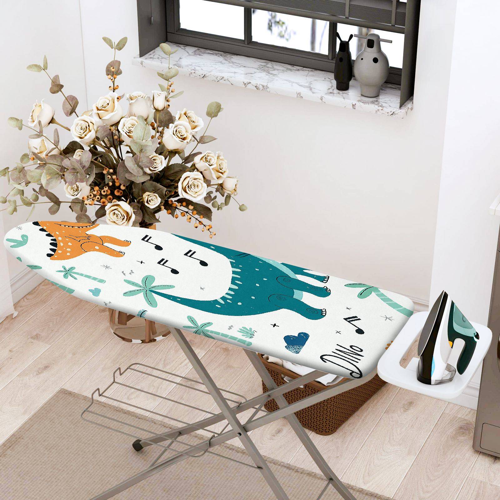 1-Piece Animal  Plant  Ironing Board Cover, Universal Size, Without Board