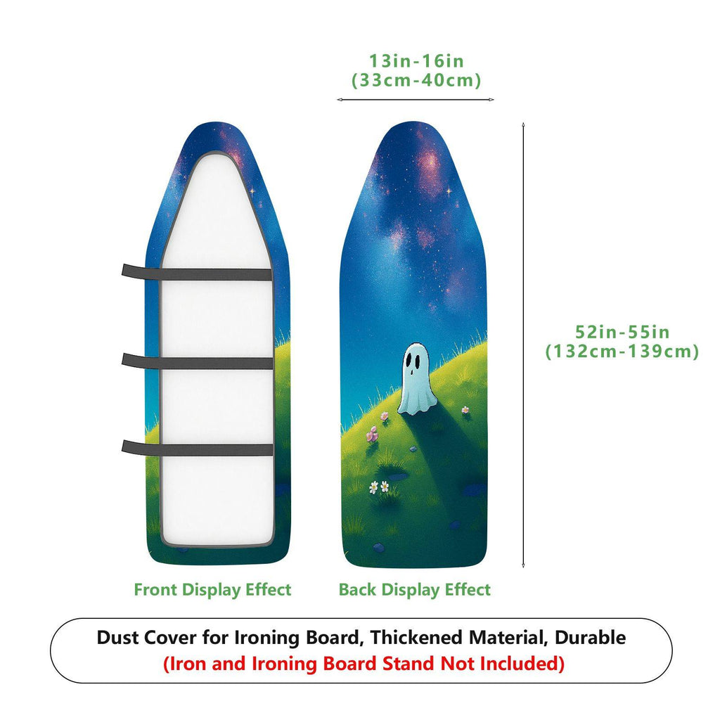 1-Piece Night Sky Ghost Animal  Ironing Board Cover, Universal Size, Without Board