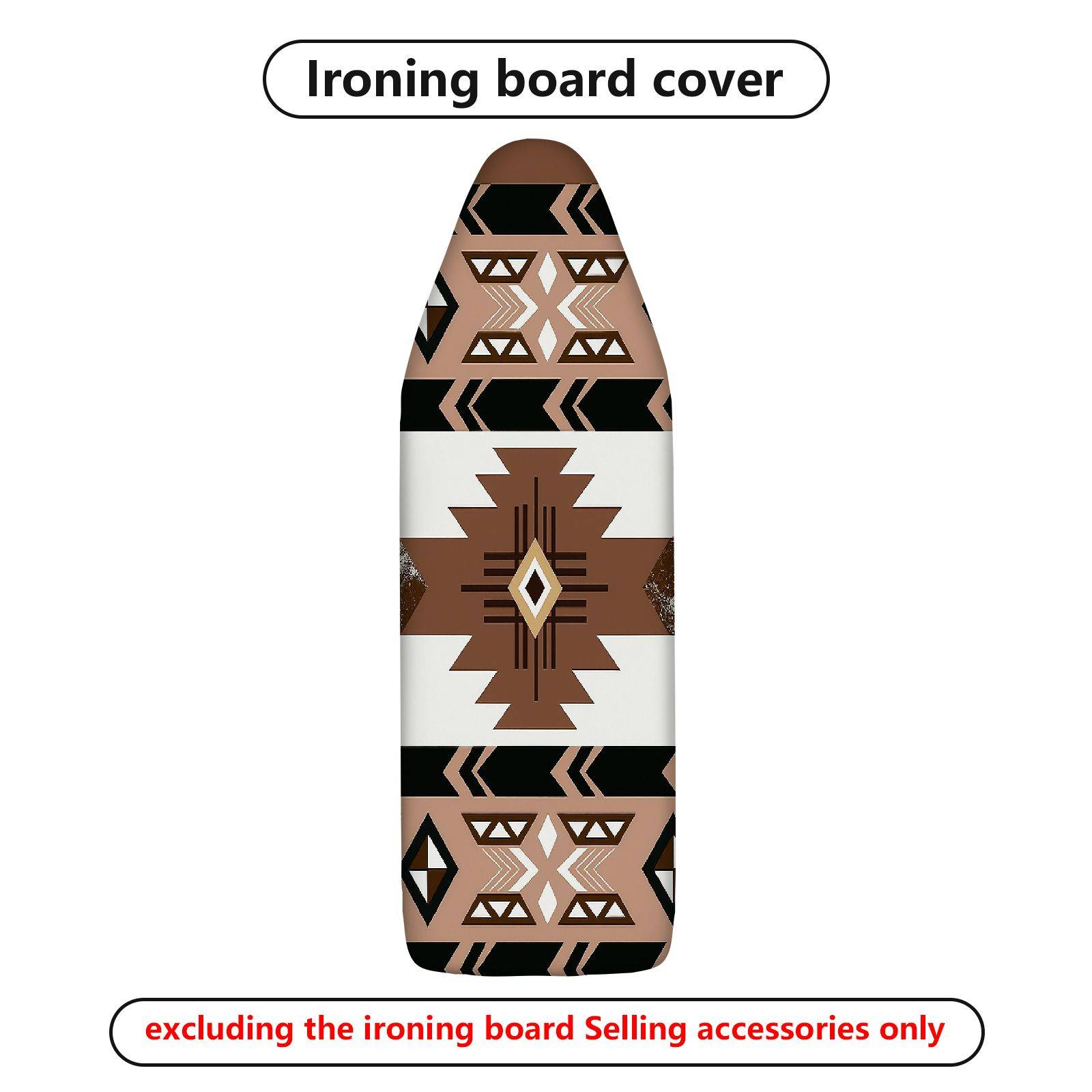 1-Piece Aztec Retro Geometric  Ironing Board Cover, Universal Size, Without Board