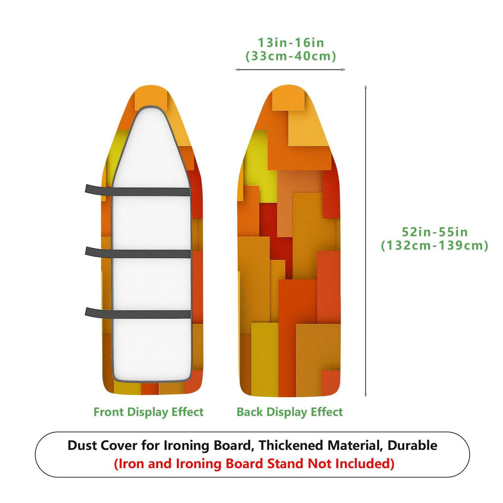 1-Piece Geometric Abstract Colorful  Ironing Board Cover, Universal Size, Without Board