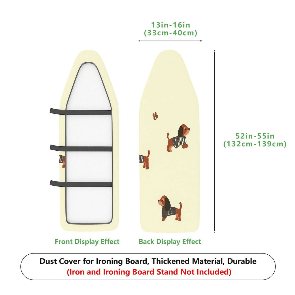 1-Piece Animal Pattern Beige  Ironing Board Cover, Universal Size, Without Board