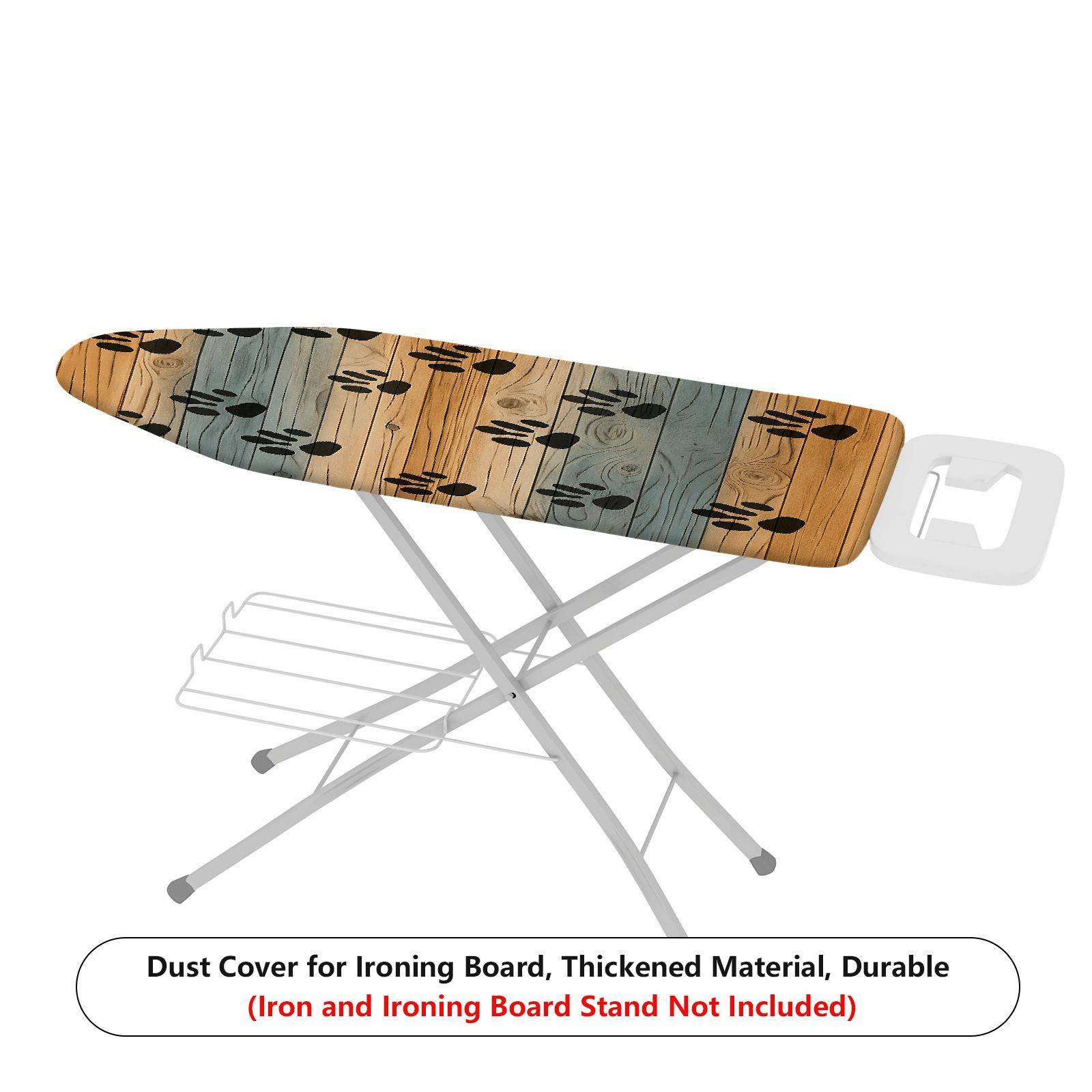 1-Piece Animal Paw  Rustic  Ironing Board Cover, Universal Size, Without Board