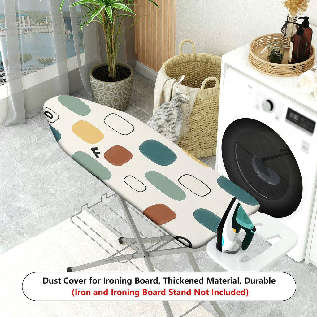 1-Piece Abstract Geometric Modern Style  Ironing Board Cover, Universal Size, Without Board