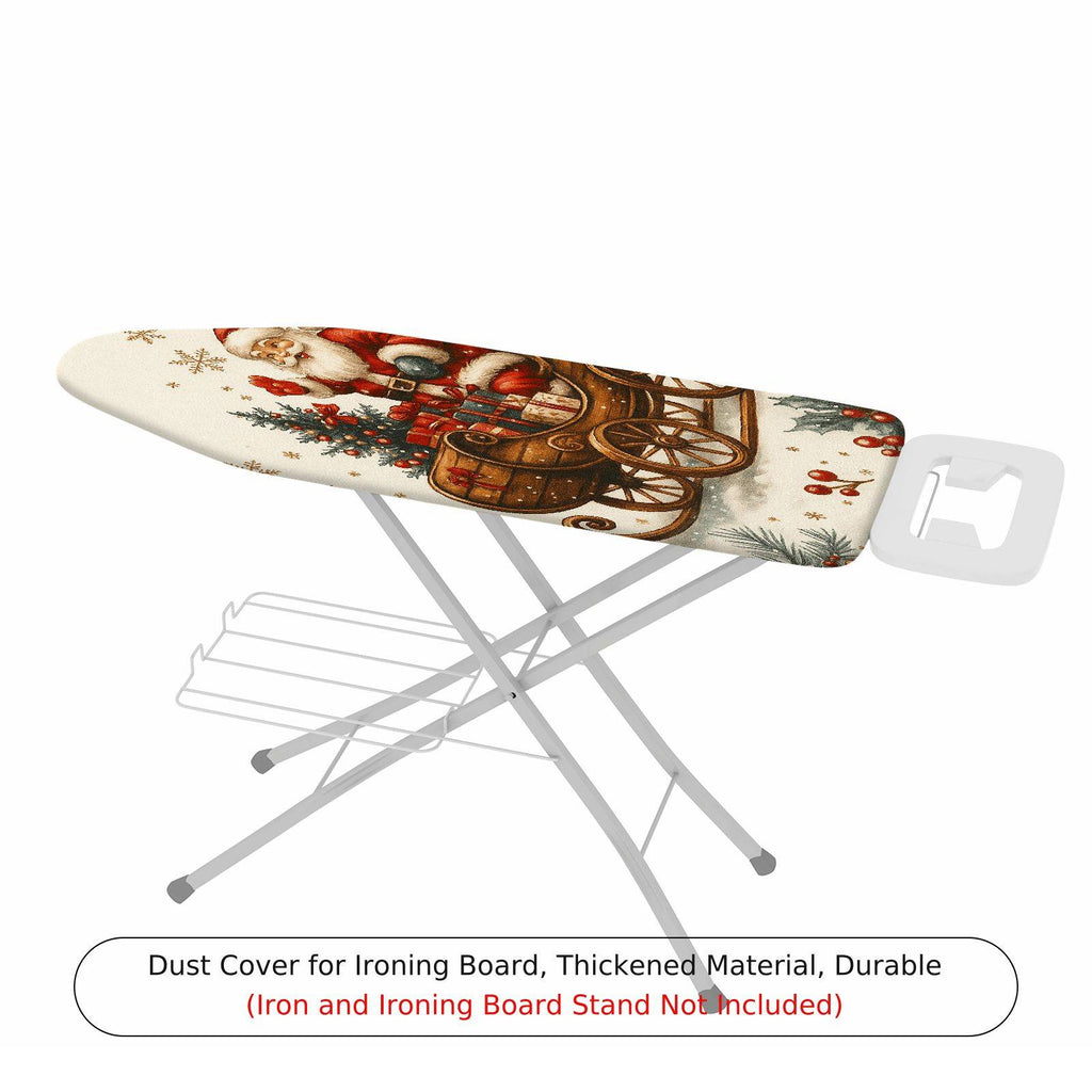 1-Piece Christmas Santa Sleigh  Ironing Board Cover, Universal Size, Without Board