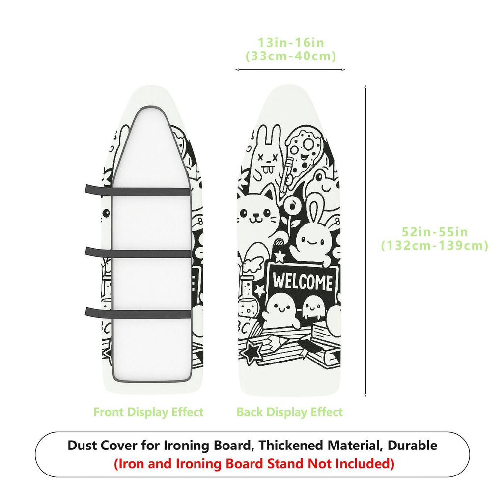1-Piece Cute  Animal Welcome  Ironing Board Cover, Universal Size, Without Board