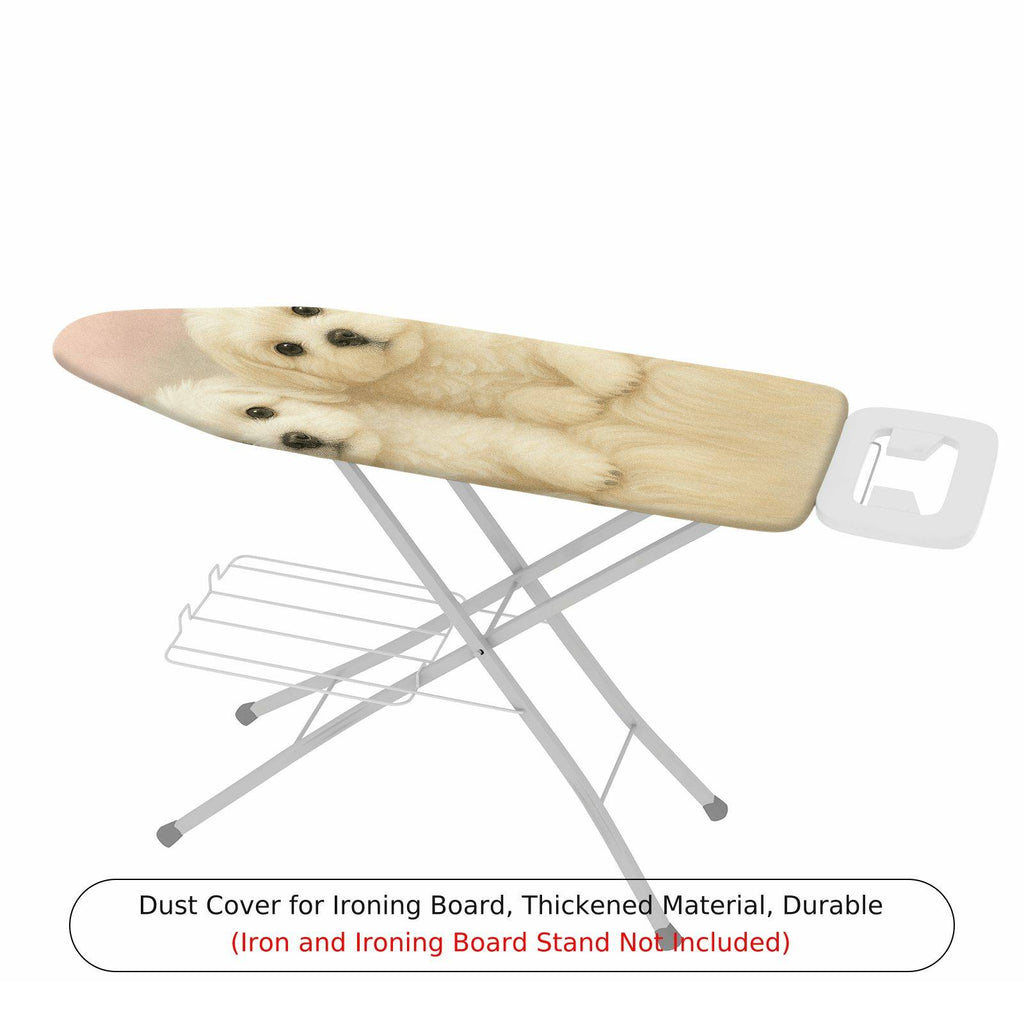 1-Piece Cute Dog Puppy Animal  Ironing Board Cover, Universal Size, Without Board