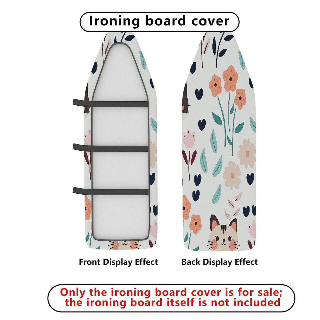 1-Piece Floral Animal Heart  Ironing Board Cover, Universal Size, Without Board