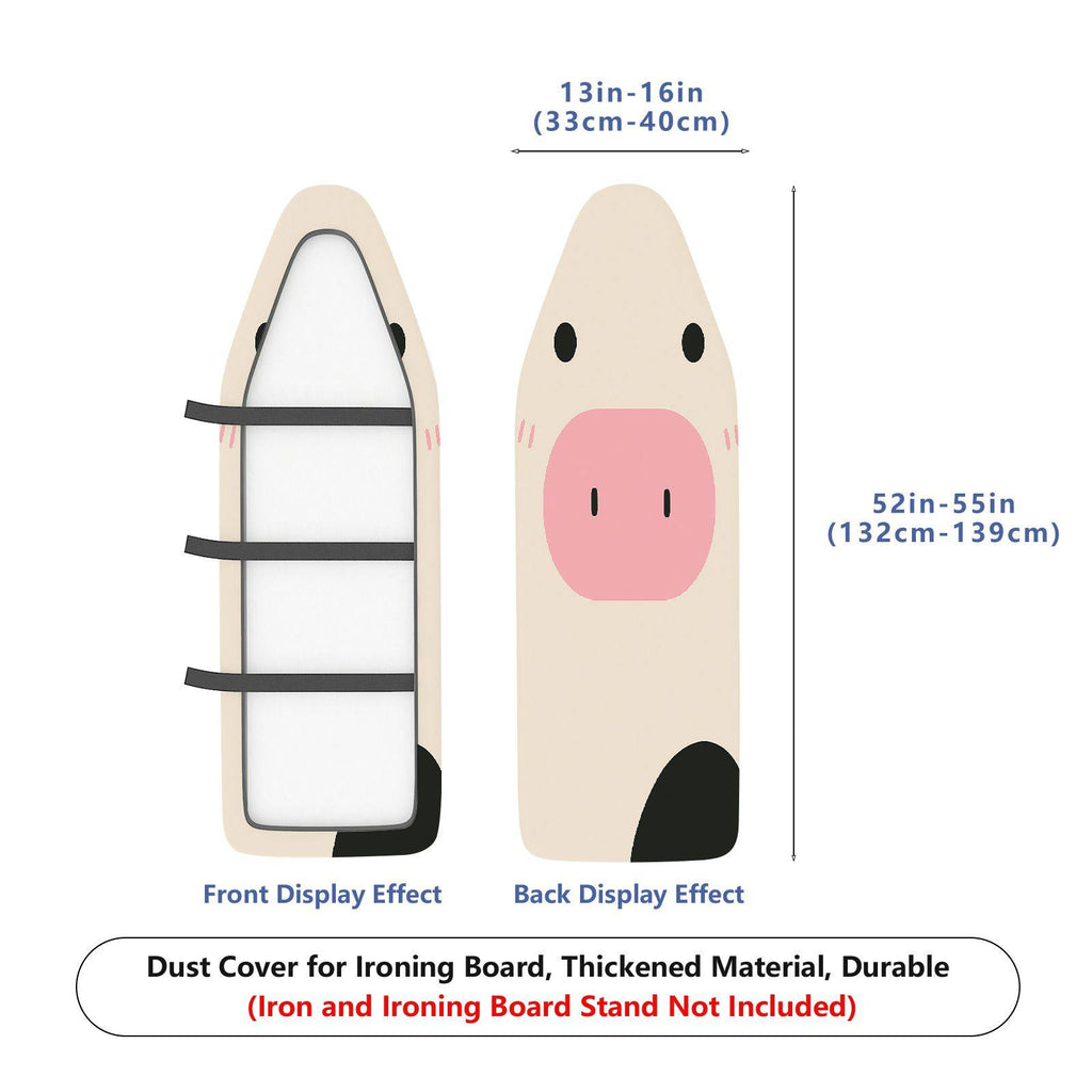 1-Piece Pig Cow Animal  Ironing Board Cover, Universal Size, Without Board