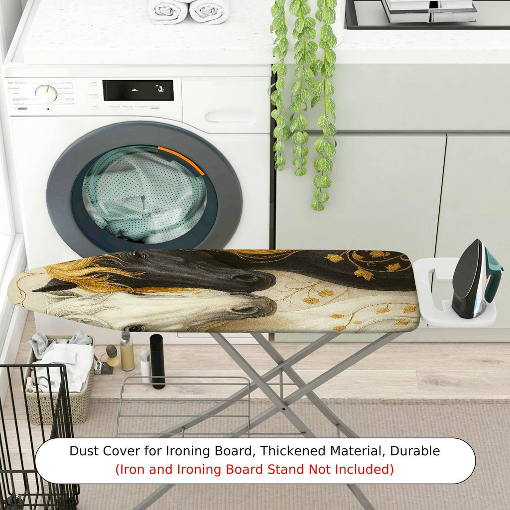 1-Piece Horse Animal Art  Ironing Board Cover, Universal Size, Without Board