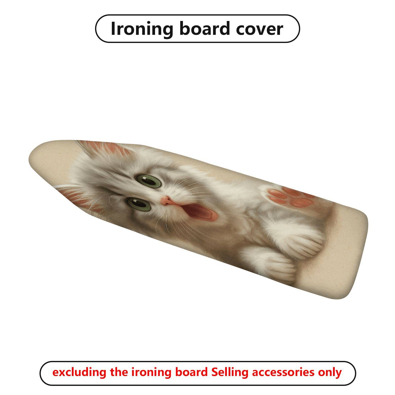1-Piece Cute Cat  Animal  Ironing Board Cover, Universal Size, Without Board