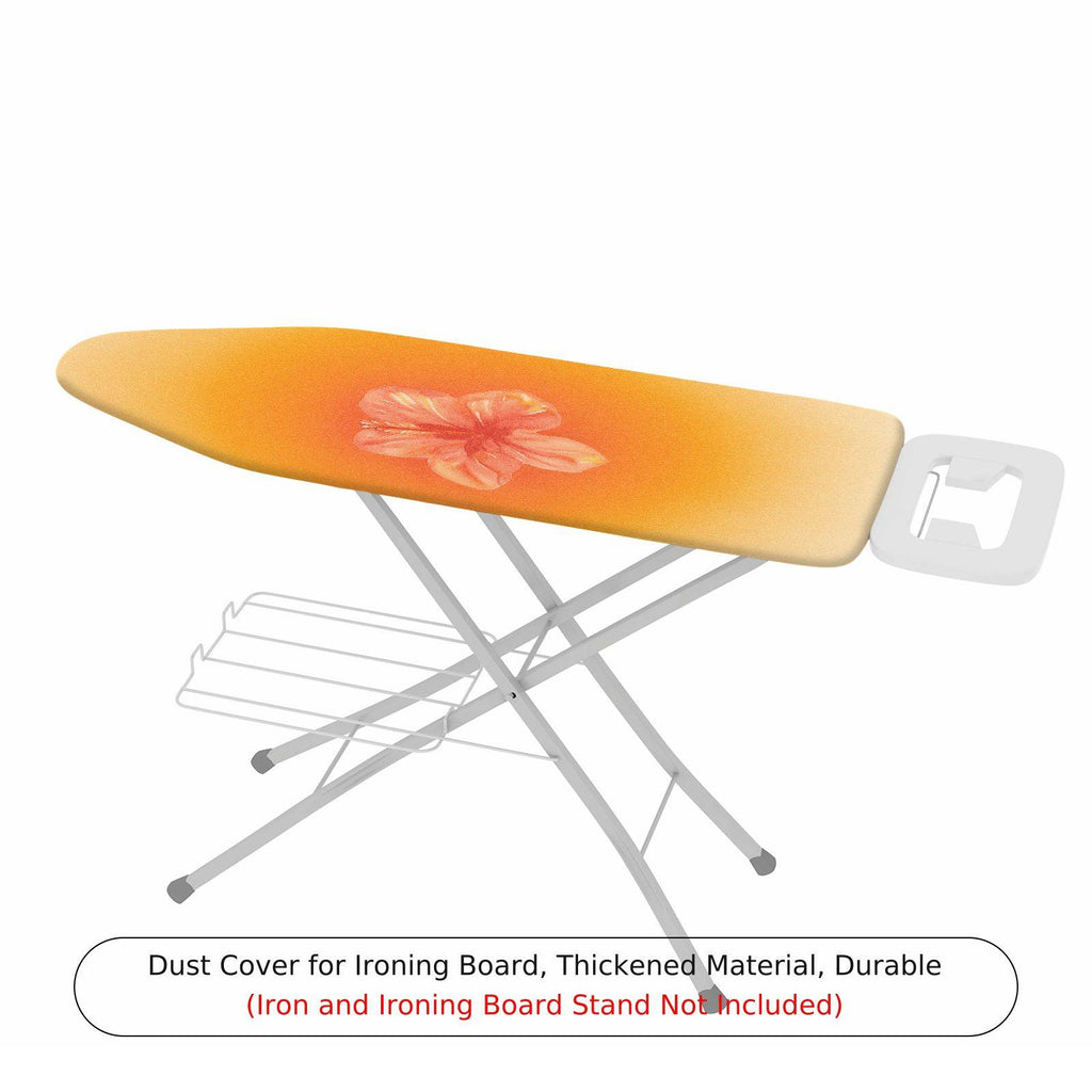 1-Piece Floral Orange Pink Blossom  Ironing Board Cover, Universal Size, Without Board