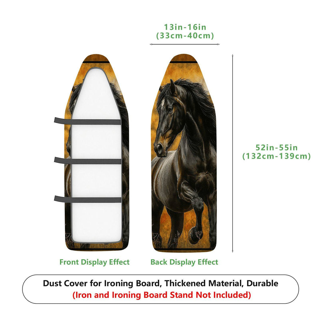 1-Piece Horse Animal Artistic  Ironing Board Cover, Universal Size, Without Board