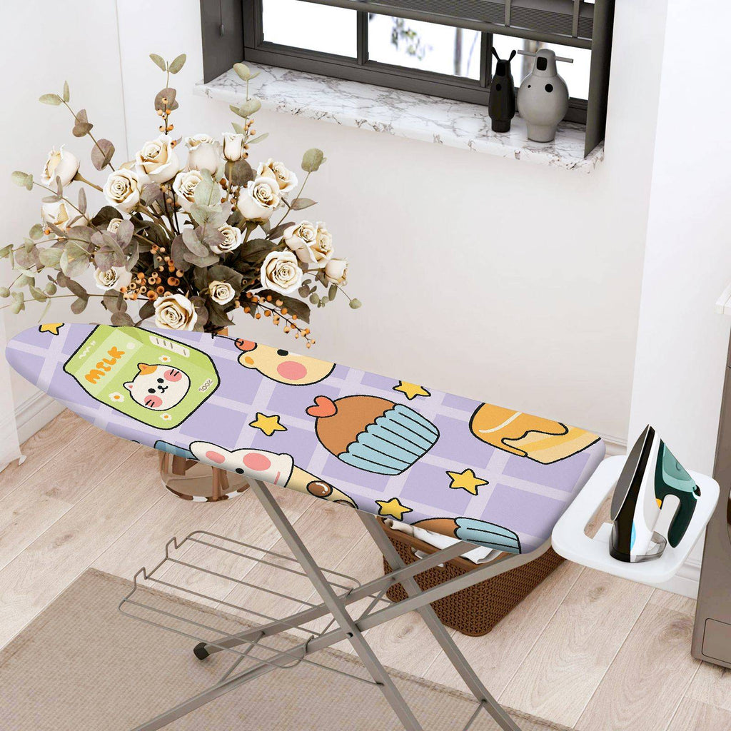 1-Piece Cute Animal Cupcake Star  Ironing Board Cover, Universal Size, Without Board