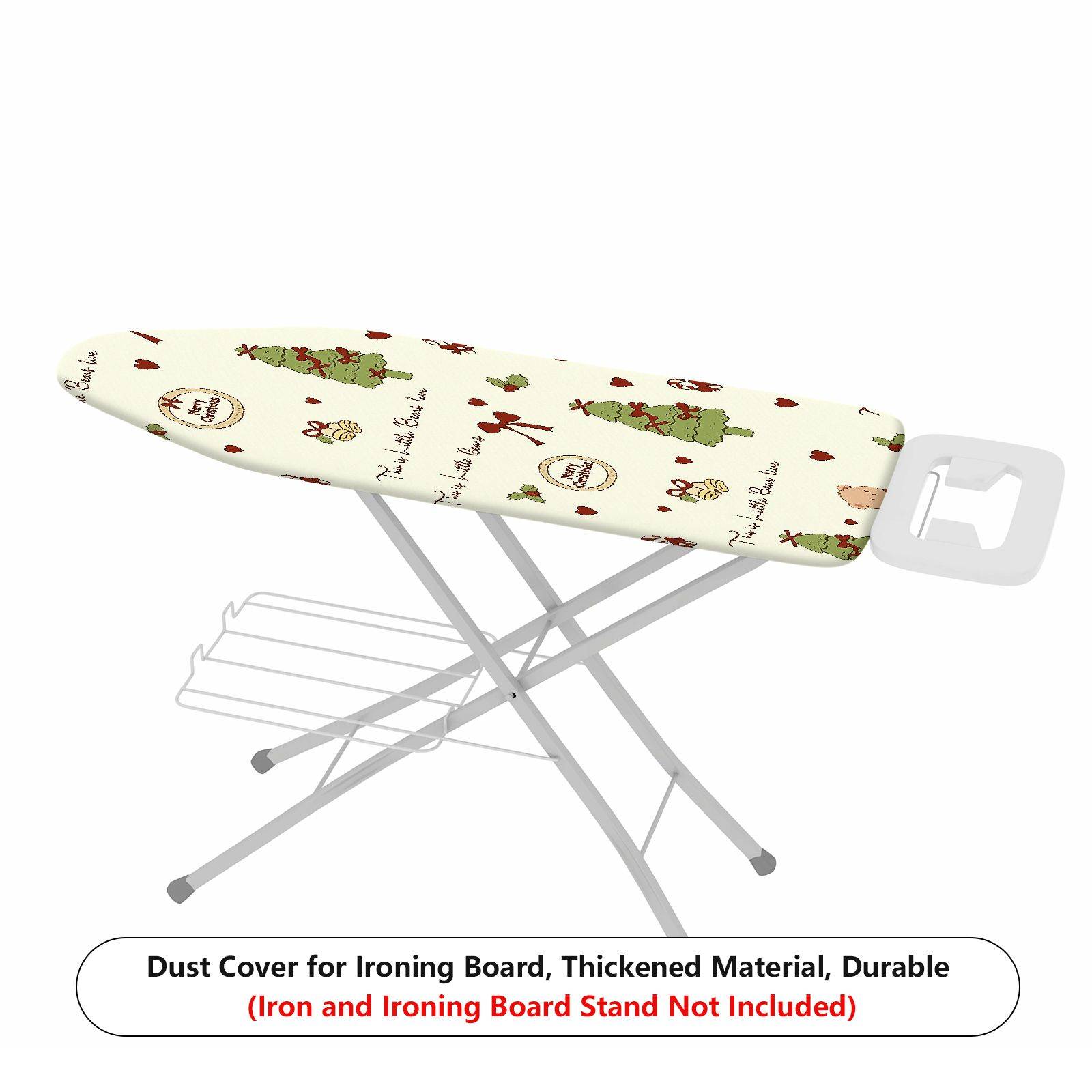 1-Piece Christmas Tree Merry Christmas Bow  Ironing Board Cover, Universal Size, Without Board