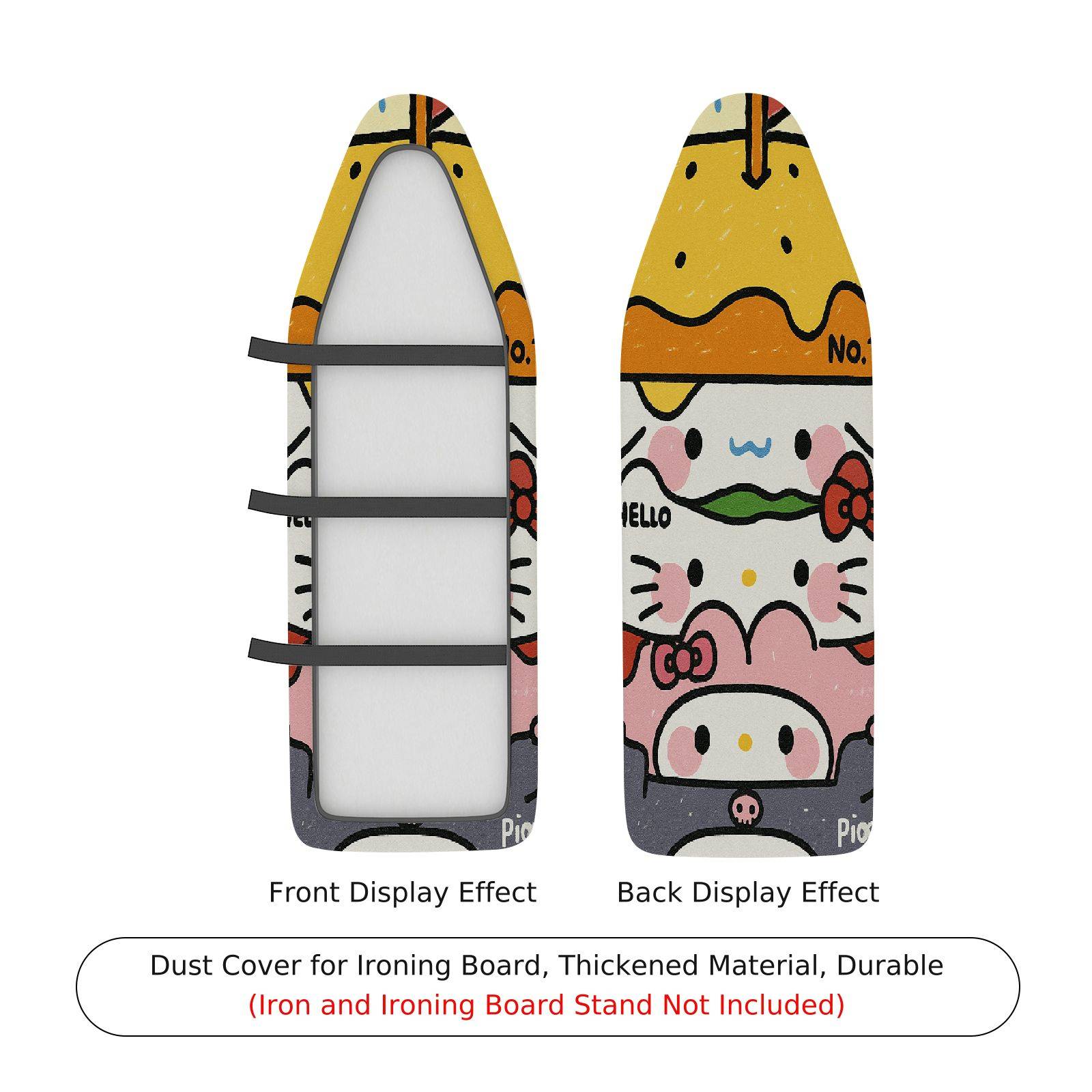 1-Piece Animal Fruit  Ironing Board Cover, Universal Size, Without Board