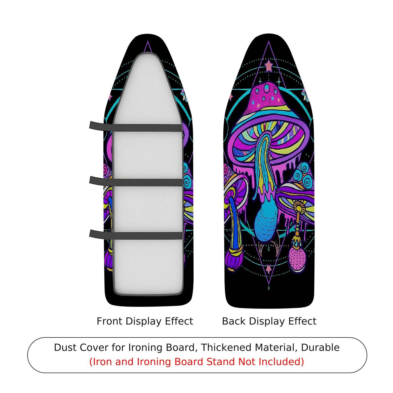 1-Piece Psychedelic Abstract Cosmic  Ironing Board Cover, Universal Size, Without Board
