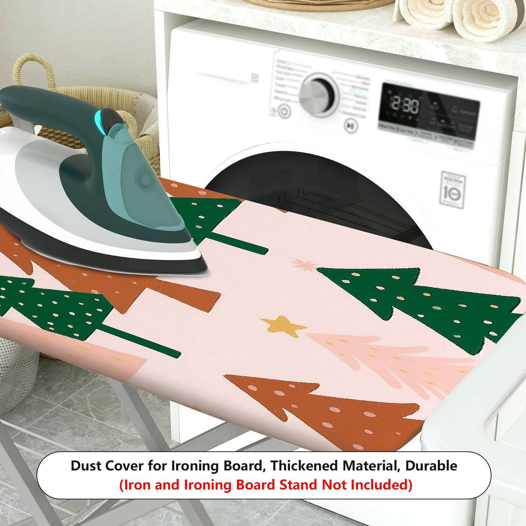 1-Piece Christmas Tree Star Pattern  Ironing Board Cover, Universal Size, Without Board