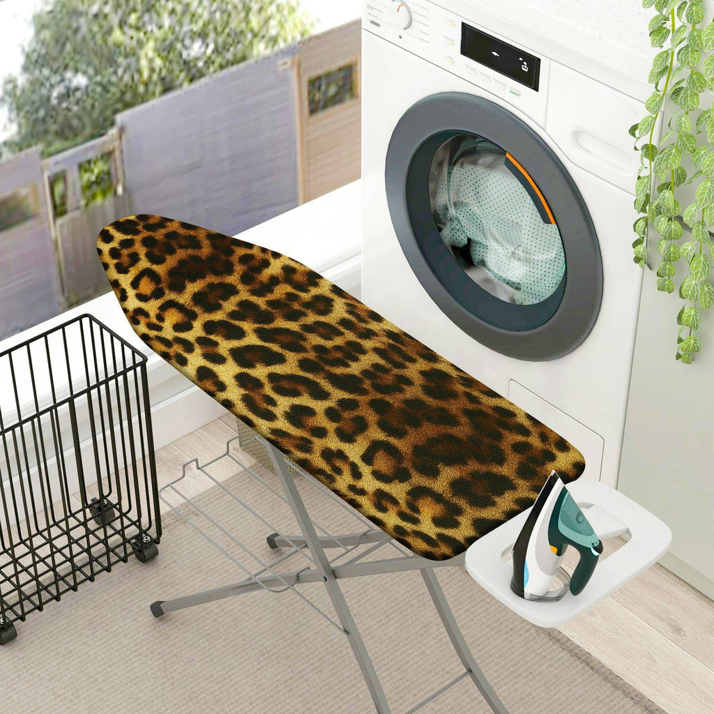 1-Piece Leopard Print Animal Exotic  Ironing Board Cover, Universal Size, Without Board