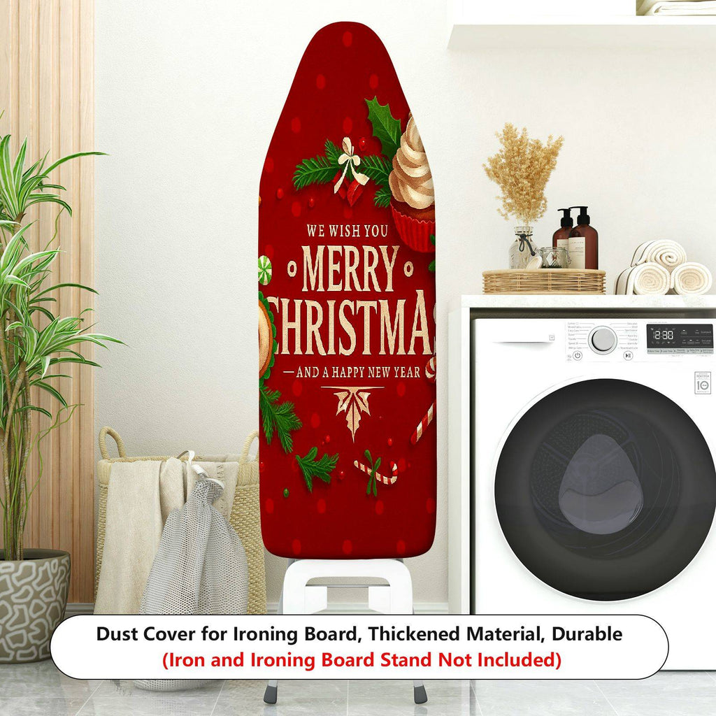 1-Piece Christmas Holiday Festive  Ironing Board Cover, Universal Size, Without Board