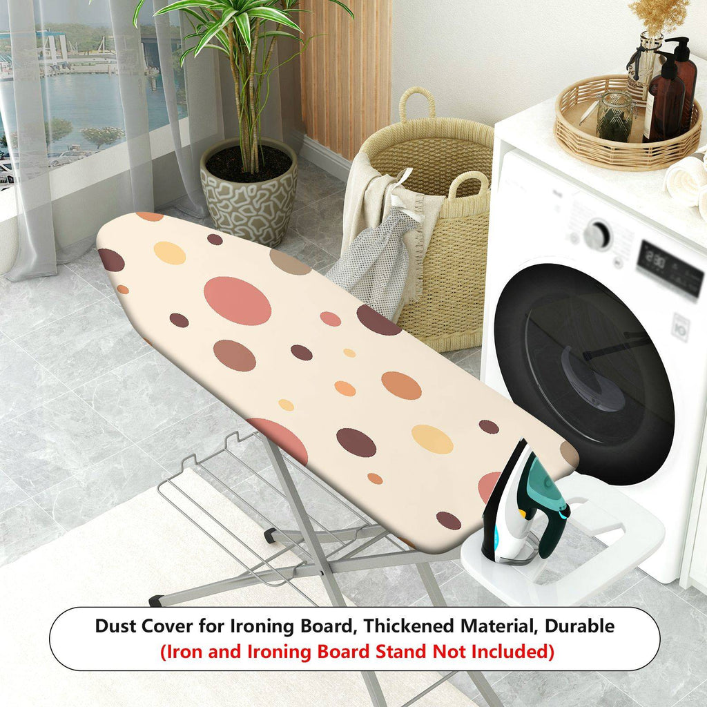 1-Piece Polka Dot Geometric Retro  Ironing Board Cover, Universal Size, Without Board
