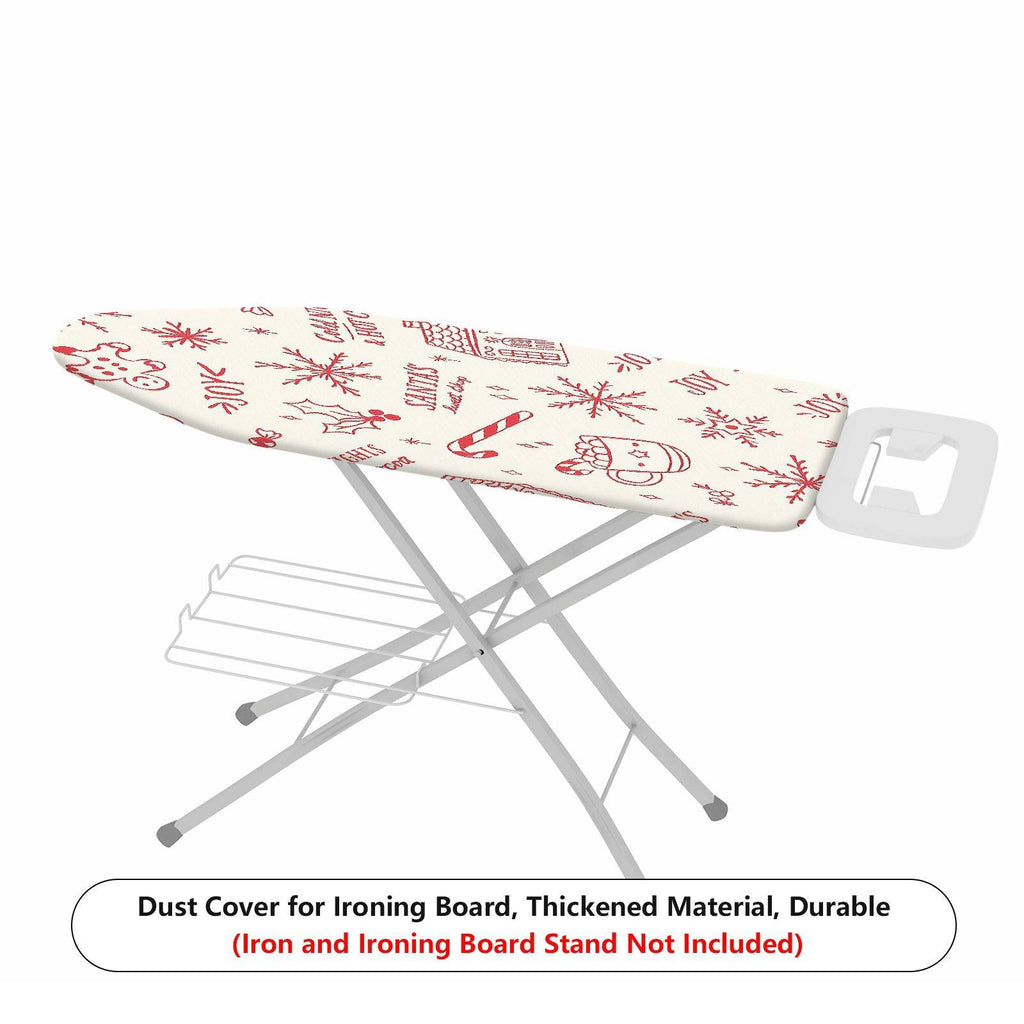 1-Piece Christmas Snowflake Candy  Ironing Board Cover, Universal Size, Without Board