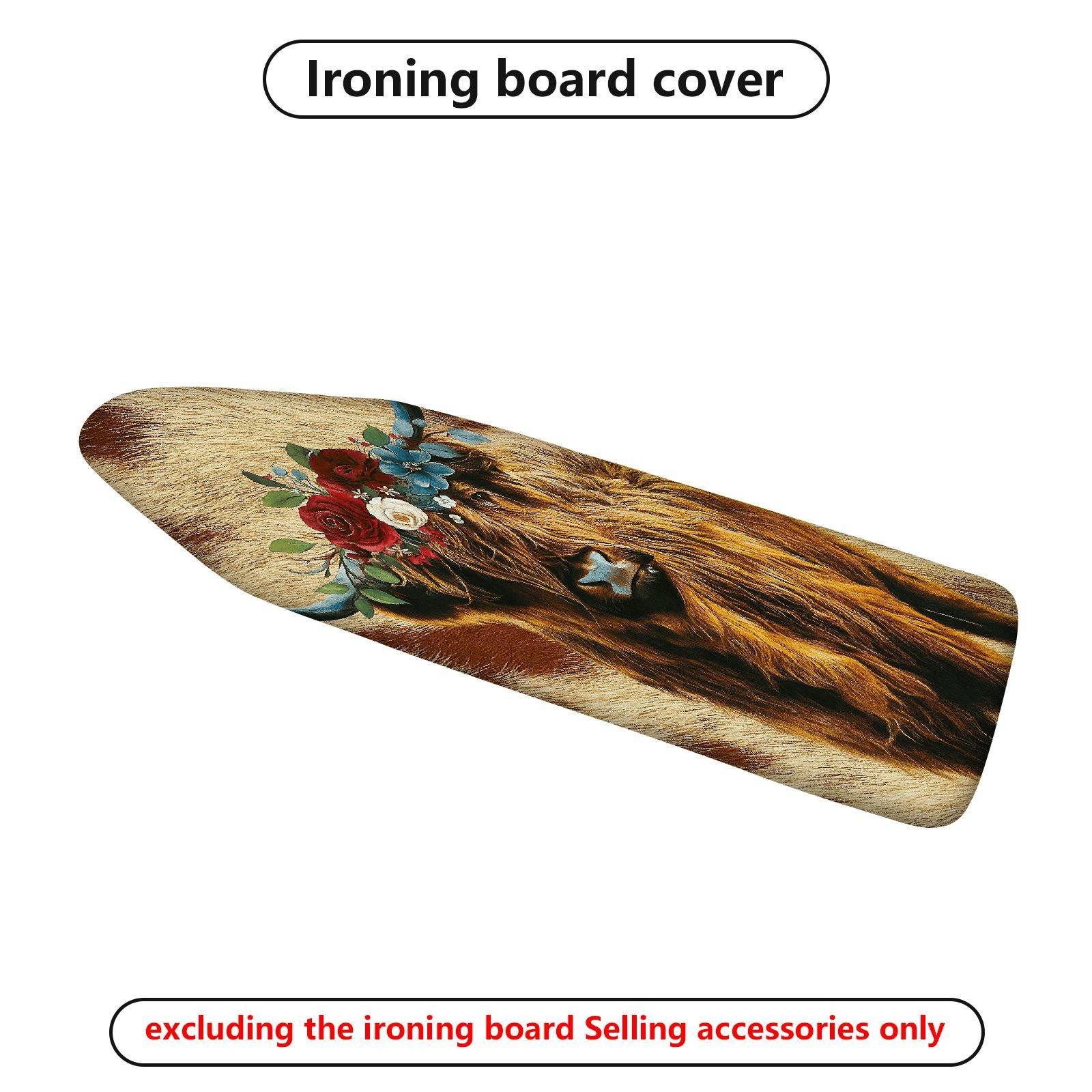 1-Piece Floral Animal Rustic  Ironing Board Cover, Universal Size, Without Board