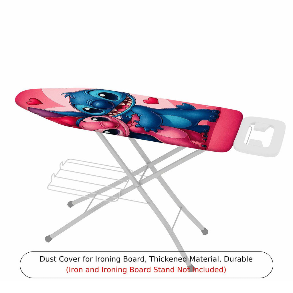 1-Piece Hearts Pink Blue  Ironing Board Cover, Universal Size, Without Board