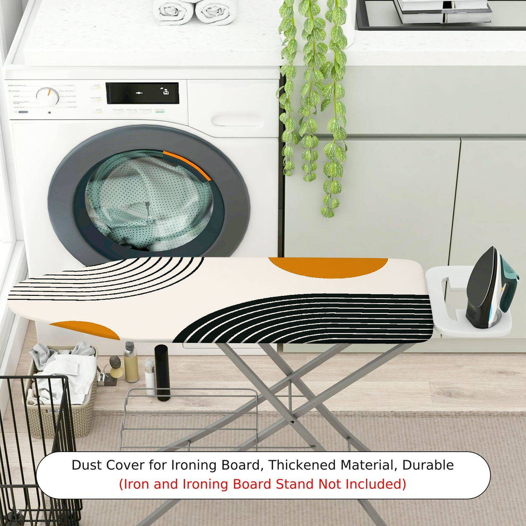 1-Piece Modern Abstract Geometric  Ironing Board Cover, Universal Size, Without Board