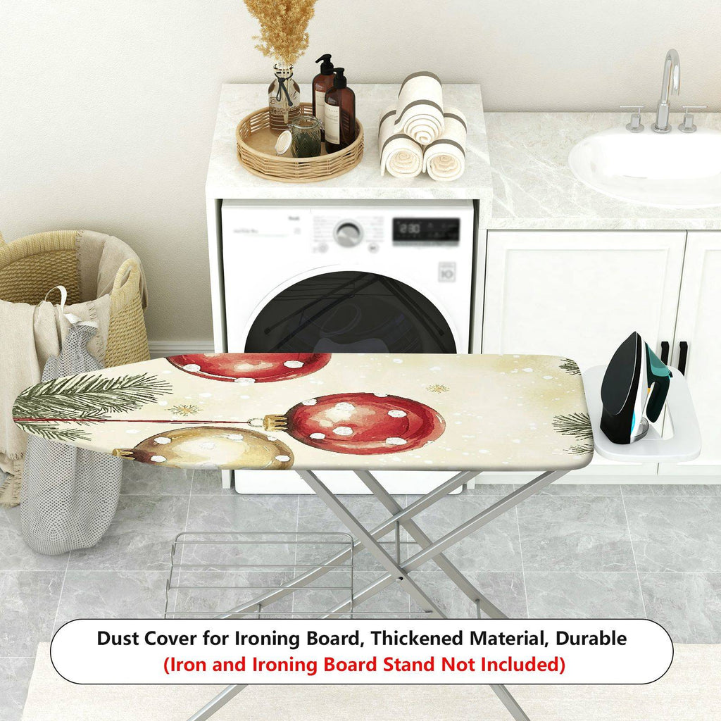 1-Piece Christmas Ornaments Pine Tree Snowfall  Ironing Board Cover, Universal Size, Without Board