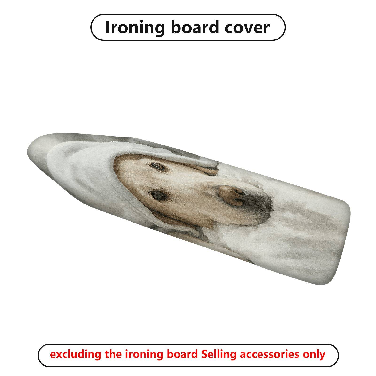 1-Piece Dog Animal Art  Ironing Board Cover, Universal Size, Without Board