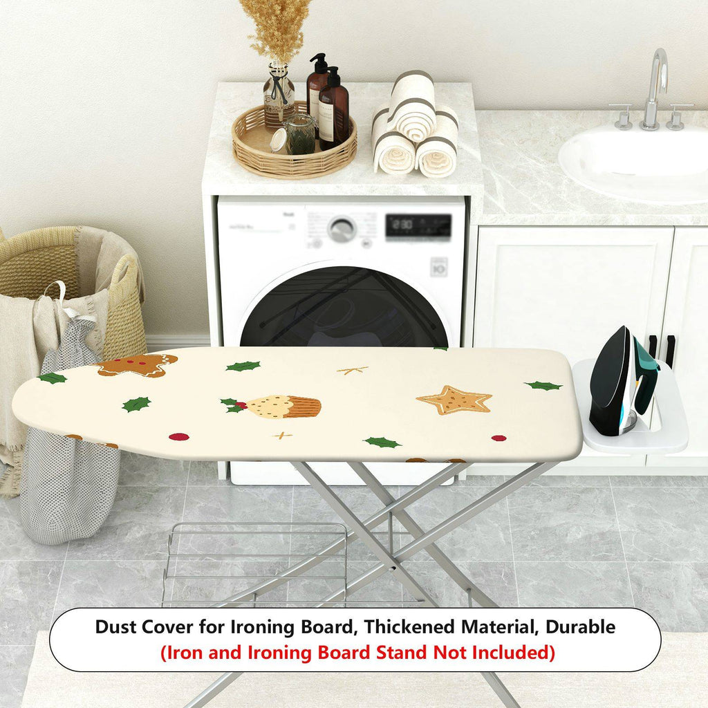 1-Piece Christmas Gingerbread Star  Ironing Board Cover, Universal Size, Without Board