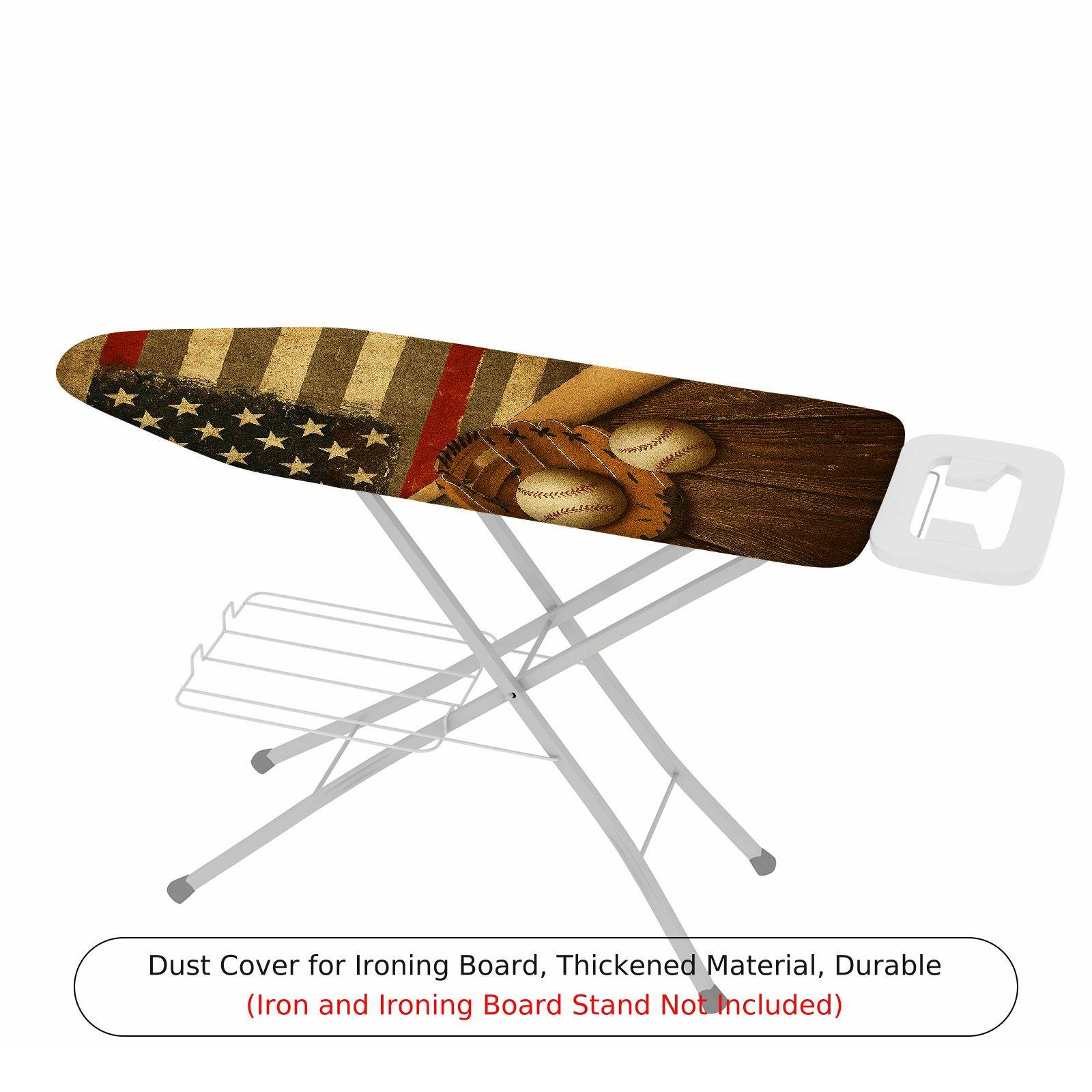 1-Piece American Flag Baseball Glove Sports  Ironing Board Cover, Universal Size, Without Board