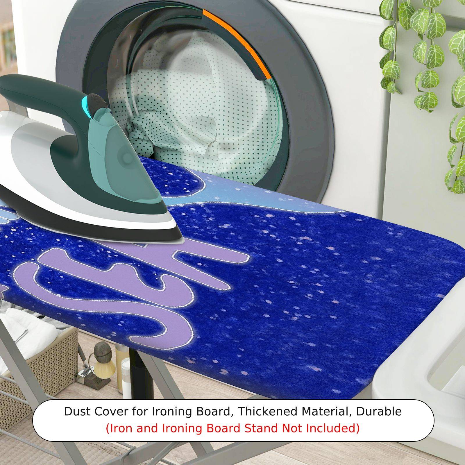 1-Piece Ocean Fantasy  Ironing Board Cover, Universal Size, Without Board