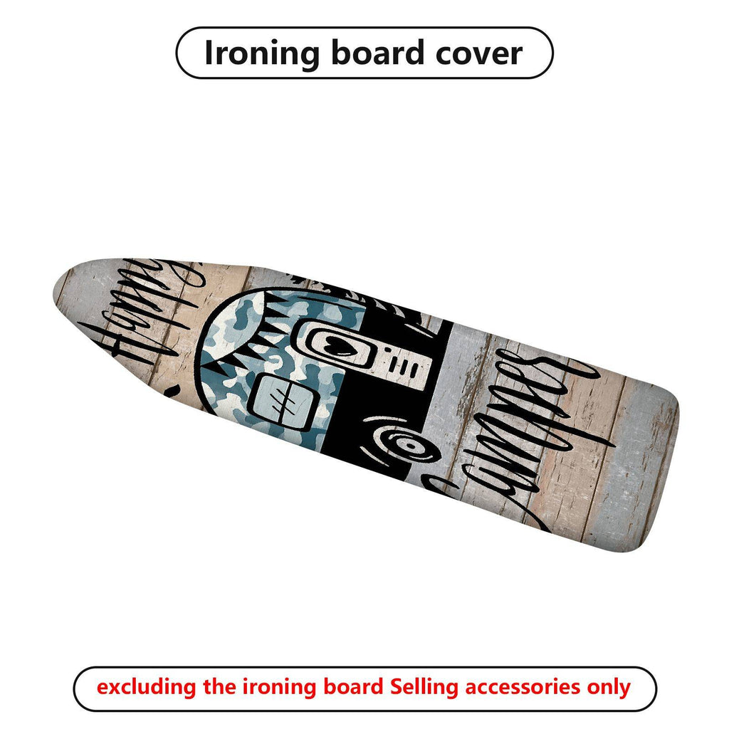 1-Piece Camper Retro Vintage  Ironing Board Cover, Universal Size, Without Board