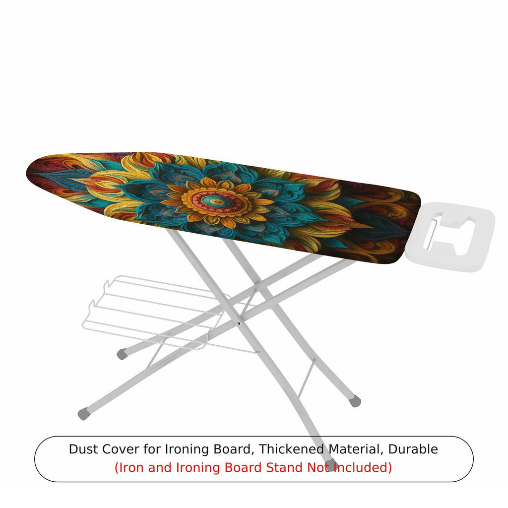 1-Piece Floral Colorful Abstract  Ironing Board Cover, Universal Size, Without Board