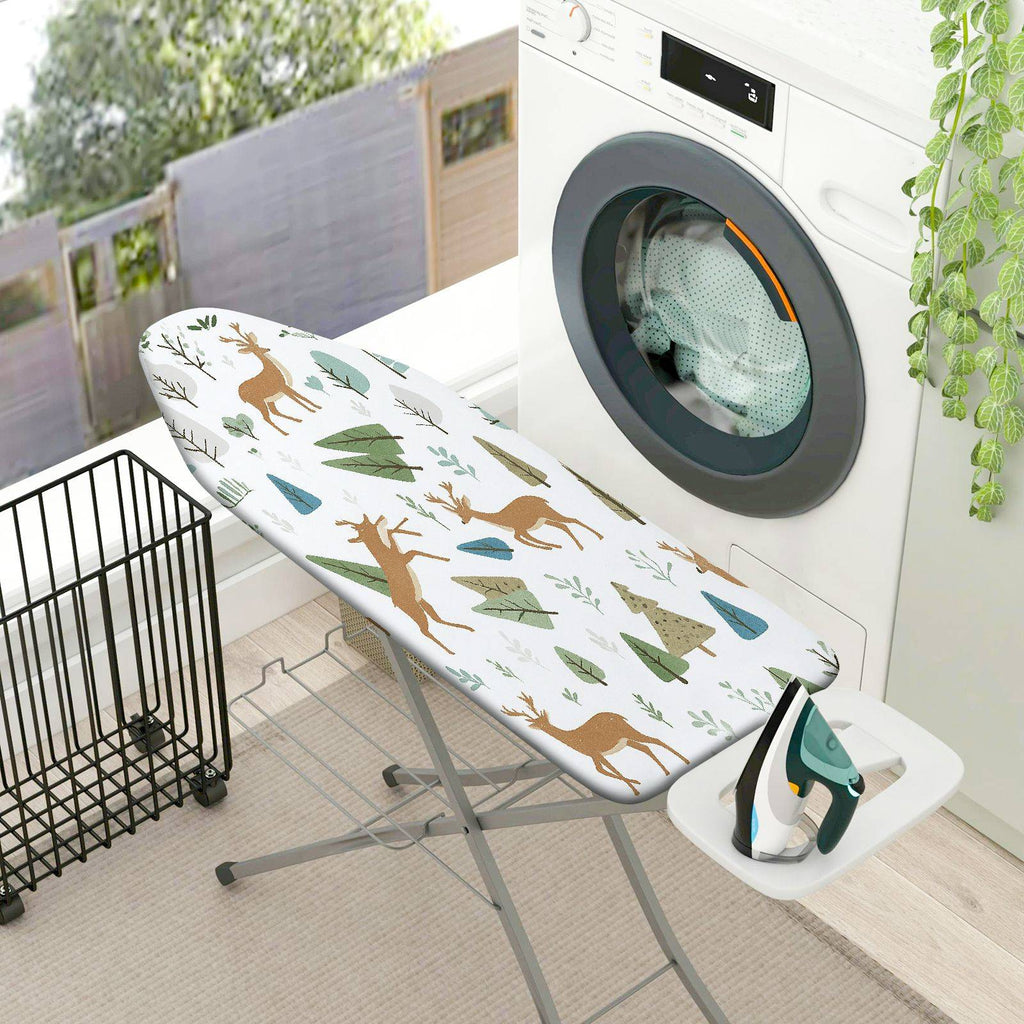 1-Piece Forest Animal Nature  Ironing Board Cover, Universal Size, Without Board
