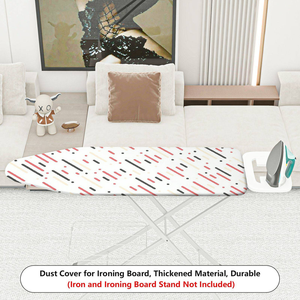 1-Piece Abstract Stripes Modern Contemporary  Ironing Board Cover, Universal Size, Without Board