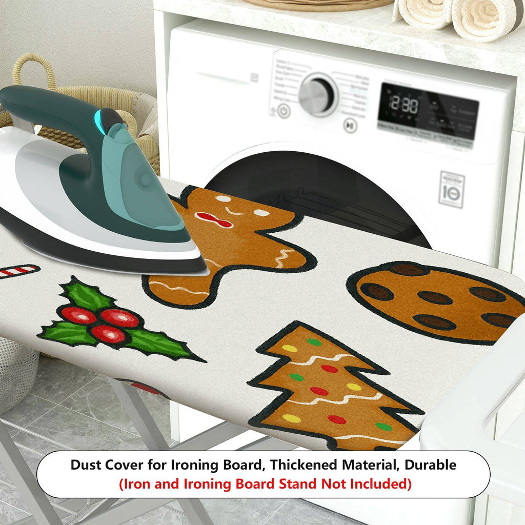 1-Piece Christmas cookies gingerbread holiday  Ironing Board Cover, Universal Size, Without Board