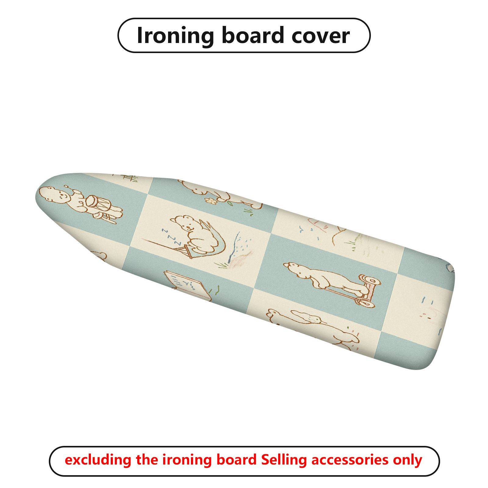 1-Piece Animal Bear  Ironing Board Cover, Universal Size, Without Board