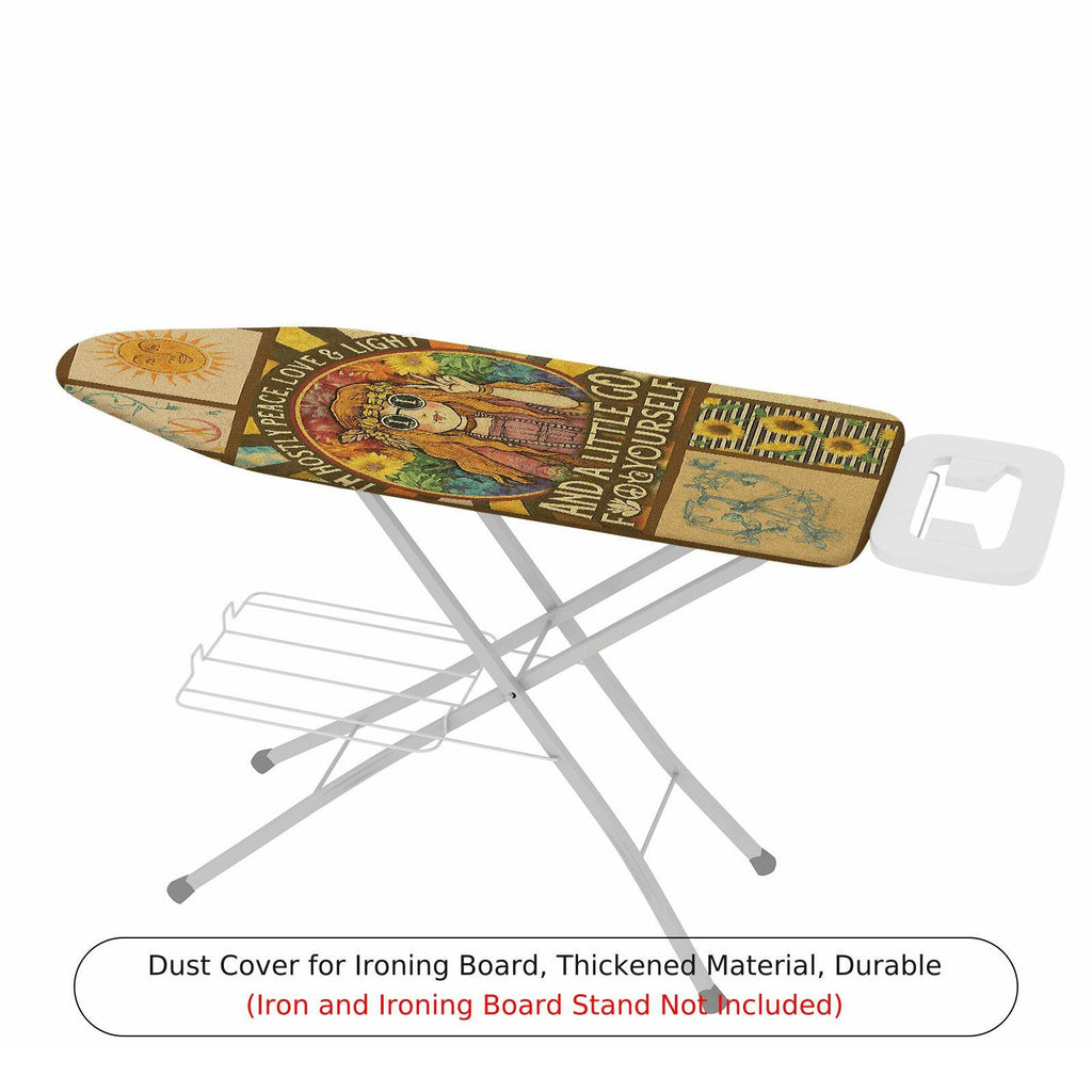 1-Piece Retro Bohemian Artistic  Ironing Board Cover, Universal Size, Without Board