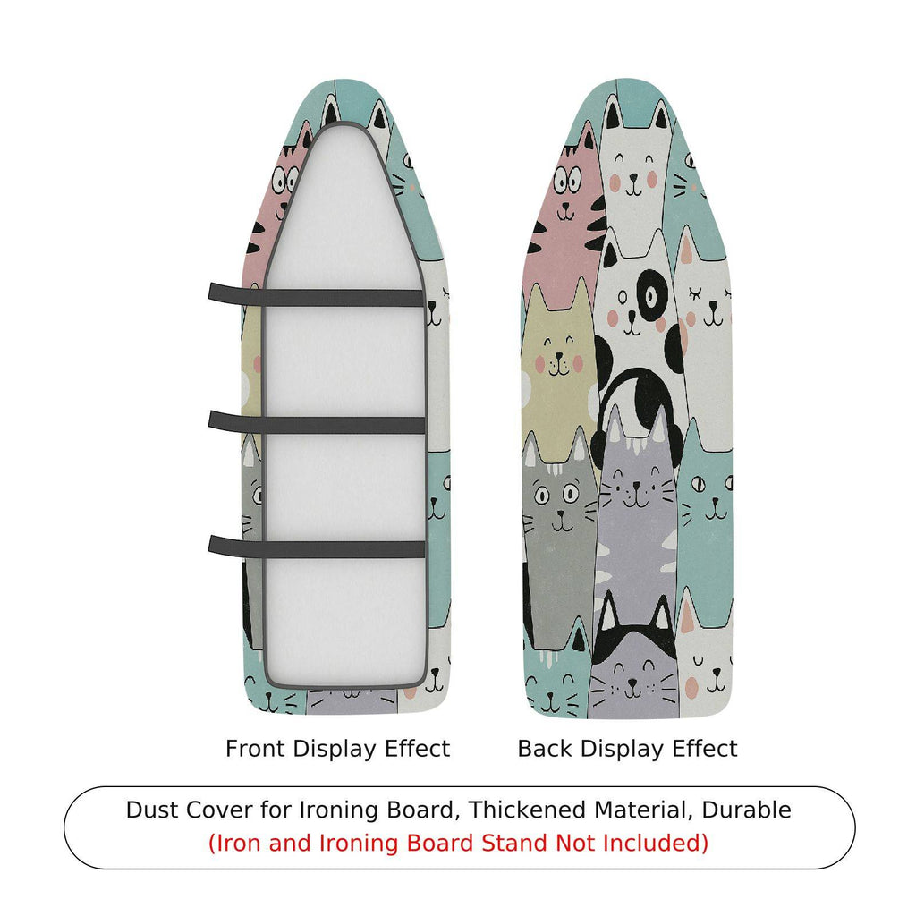 1-Piece Cat Animal  Ironing Board Cover, Universal Size, Without Board