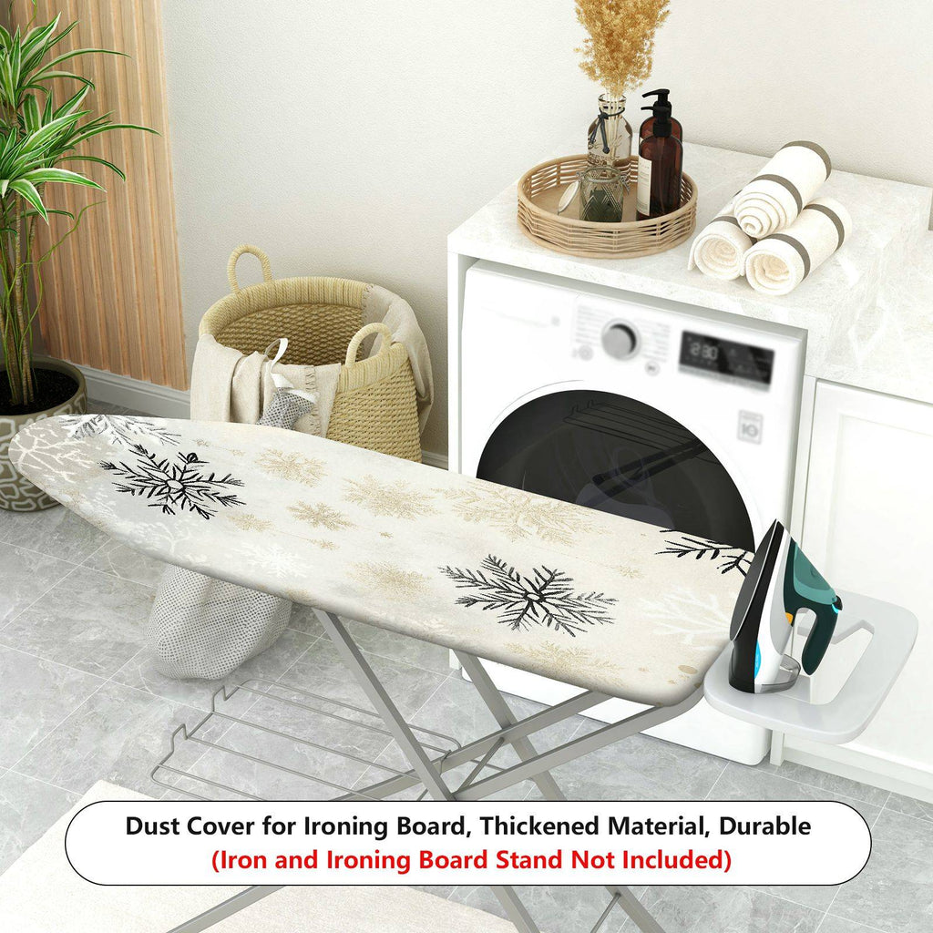1-Piece Snowflake Christmas Winter  Ironing Board Cover, Universal Size, Without Board