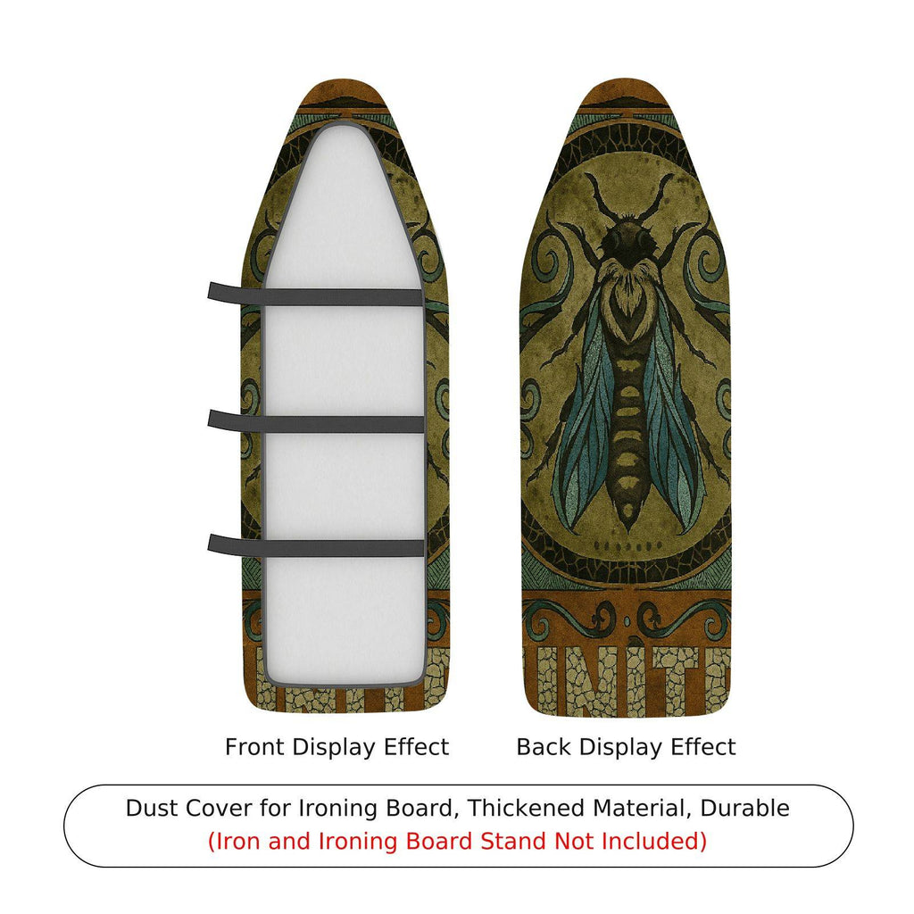 1-Piece Insect Retro Artistic  Ironing Board Cover, Universal Size, Without Board