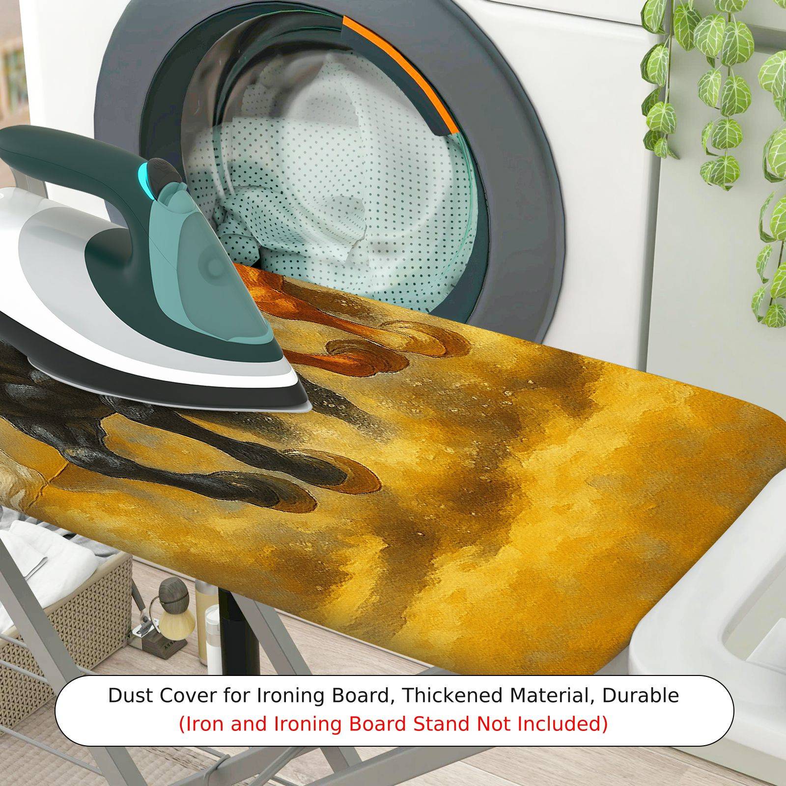 1-Piece Horse Animal Art  Ironing Board Cover, Universal Size, Without Board