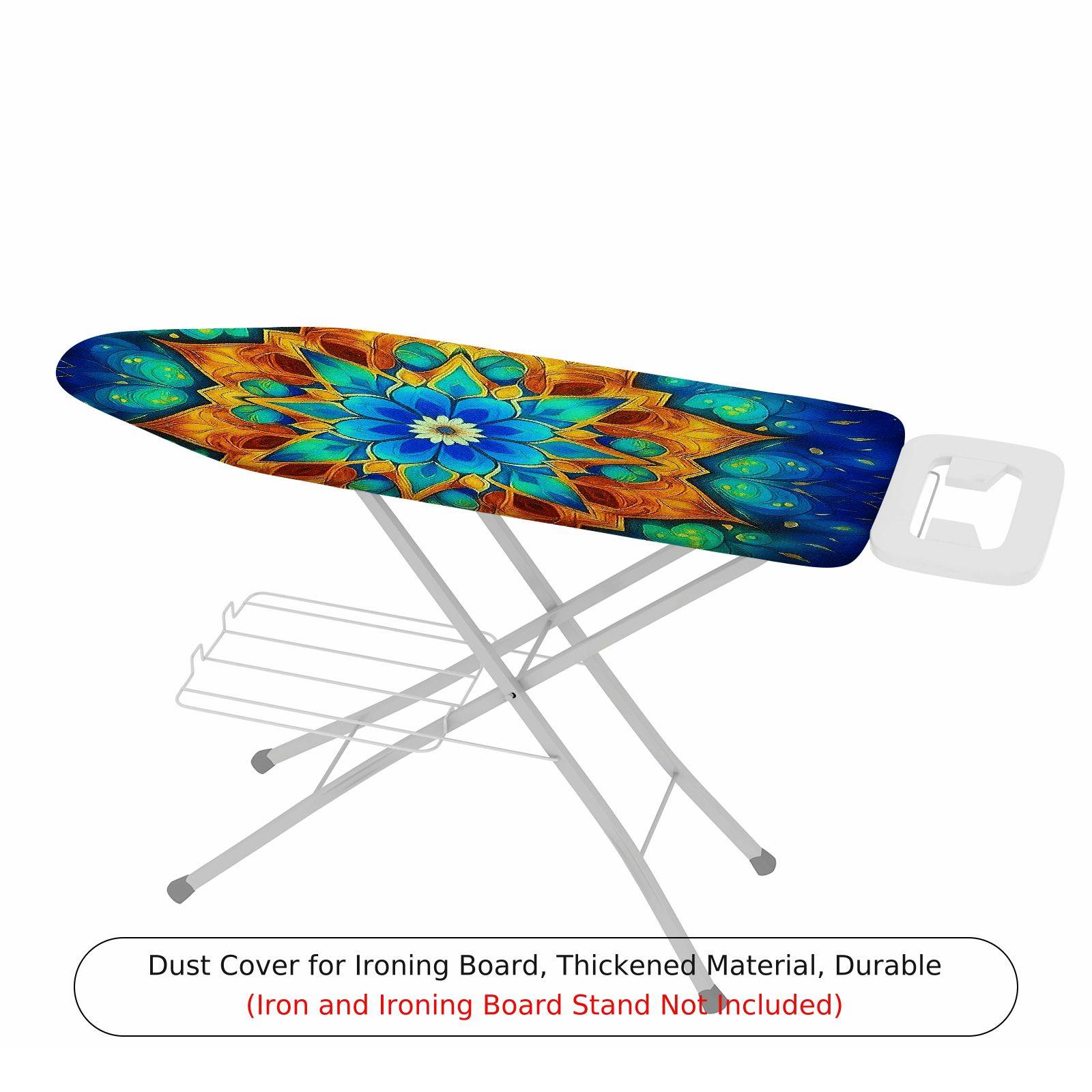 1-Piece Mandala Abstract Colorful  Ironing Board Cover, Universal Size, Without Board