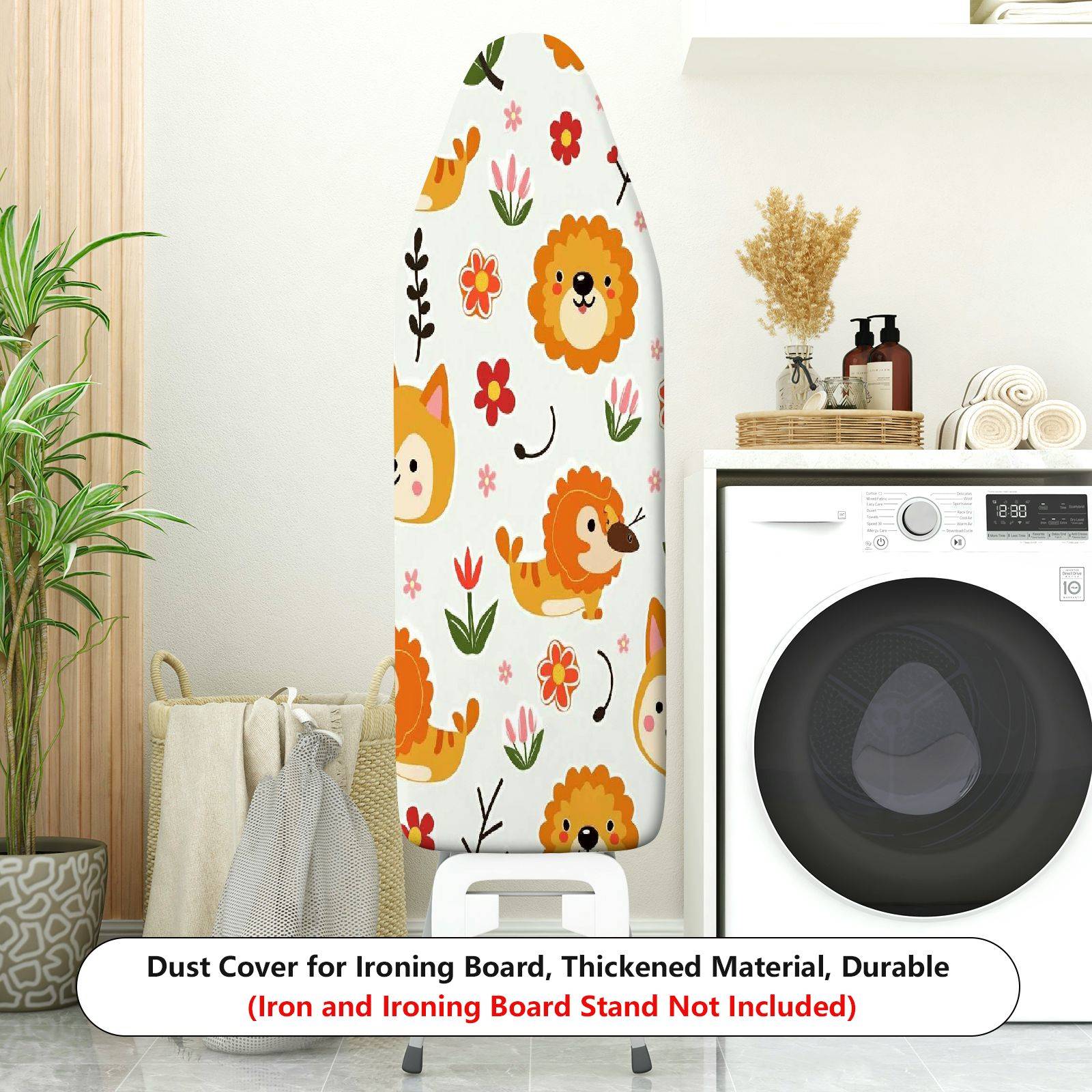 1-Piece Animal Floral  Ironing Board Cover, Universal Size, Without Board